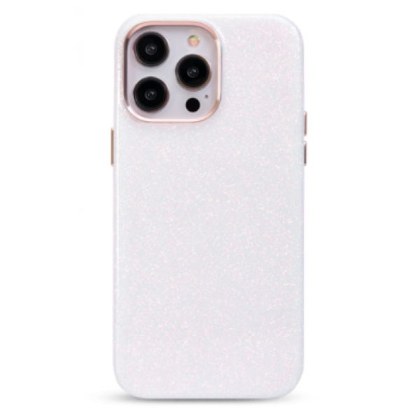 Чехол Накладка для iPhone 14 Pro K-DOO Sparkle (White)