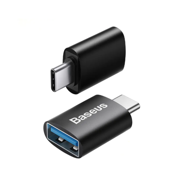 Переходник Baseus Ingenuity Series Mini OTG Adapter Type-C to USB 3.1 Black ZJJQ000001 - фото Переходник Baseus Ingenuity Series Mini OTG Adapter Type-C to USB 3.1 Black ZJJQ000001