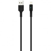 USB Cable Gelius Pro Lumin Lamp GP-UC100 Lightning Black (3A)  (12 мес)