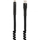 USB Cable Gelius Pro Spring GP-UC101 Type-C Black (2.4A) (12 мес)