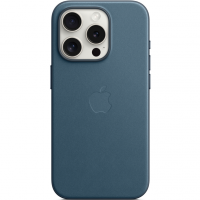 Чехол для iPhone 15 Pro Apple FineWoven with MagSafe (Pacific Blue)
