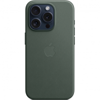 Чехол для iPhone 15 Pro Apple FineWoven with MagSafe (Evergreen)