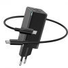 Сетевое зарядное устройство Baseus GaN2 Quick Charger 45W + Type-C to Type-C Cable (Type-C/Type-C) Black