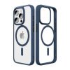 Чехол iPhone 15 Pro Rock Guard Clear with Magnetic (Blue)