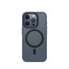 Чехол iPhone 15 Pro Blueo Frosted Anti-Drop Case with MagSafe (Dark Blue)