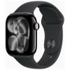 Apple Watch Series 11 GPS 42mm Jet Black Alu. Case w. Black S. Band - S/M (MEQT4)