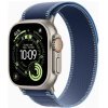Apple Watch Ultra 3 GPS + Cellular 49mm Natural Tit. Case w. Blue/Bright Blue Trail Loop - S/M (MEWR4)
