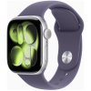 Apple Watch Series 11 GPS + Cellular 42mm Silver Alu. Case w. Purple Fog S. Band - M/L (MF8J4)