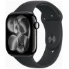 Apple Watch Series 11 GPS + Cellular 46mm Jet Black Alu. Case w. Black S. Band - M/L (MFC44)