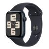 Apple Watch SE 2 GPS 44mm Midnight Aluminium Case with Midnight Sport Band S/M (MRE73)