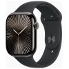 Apple Watch Series 10 GPS + Cellular 46mm Slate Titanium Case w. Black Sport Band - M/L (MWYE3)