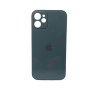 Чехол iPhone 12 mini Glass Pastel (pine green)