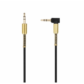 Кабель 3,5"-3.5" 1m Gelius Black (боковой)