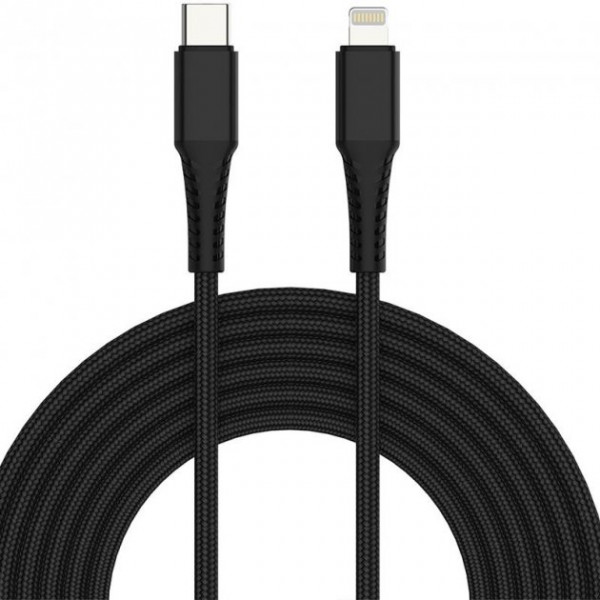 Cable Gelius Pro G-Power GP-UC104 Type-C/Lightning PD Black (18W) (12 мес)