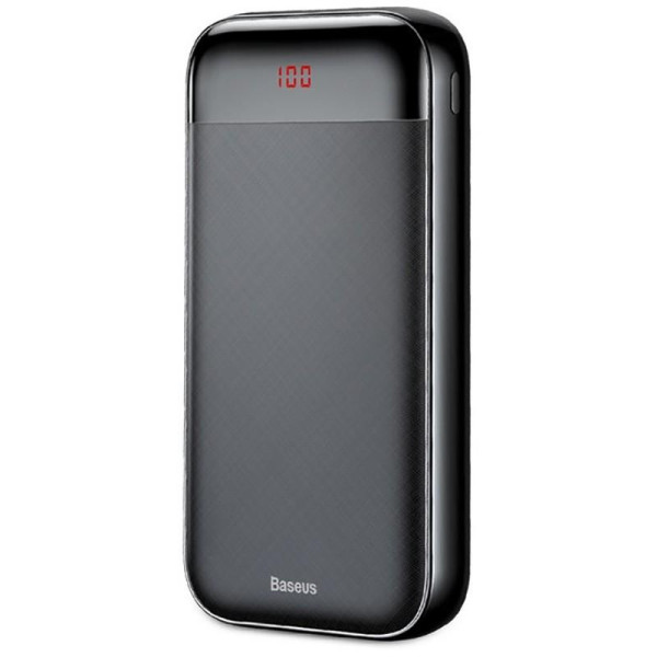 Портативное зарядное устройство Baseus Mini Cu Digital LCD (20000mAh) Black (PPALL-CKU01) - фото Портативное зарядное устройство Baseus Mini Cu Digital LCD (20000mAh) Black (PPALL-CKU01)