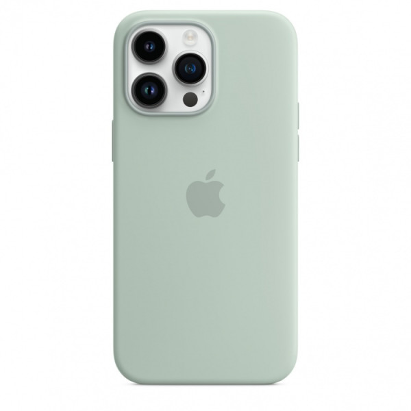 Чехол для iPhone 14 Pro Max Apple Silicone Case with MagSafe (Succulent) - фото Чехол для iPhone 14 Pro Max Apple Silicone Case with MagSafe (Succulent)