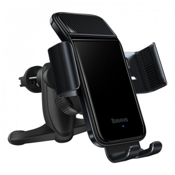 Авто-держатель Baseus Smart Solar Power Wireless Car Mount Electric Holder SUZG000001 (Black)