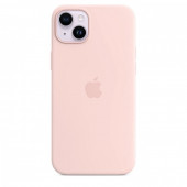 Чехол для iPhone 14 Apple Silicone Case with MagSafe (Chalk Pink)