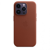 Чехол для iPhone 14 Pro Apple Leather Case with MagSafe (Umber)
