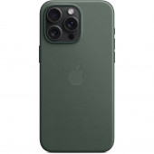Чехол для iPhone 15 Pro Max Apple FineWoven with MagSafe (Evergreen)