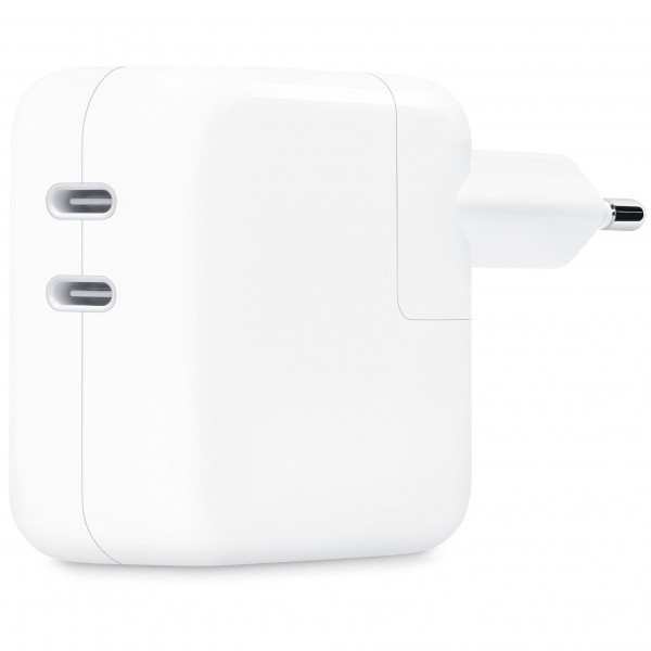 Сетевое зарядное устройство Apple 35W USB-C Power Adapter MNWP3ZM/A - фото Сетевое зарядное устройство Apple 35W USB-C Power Adapter MNWP3ZM/A