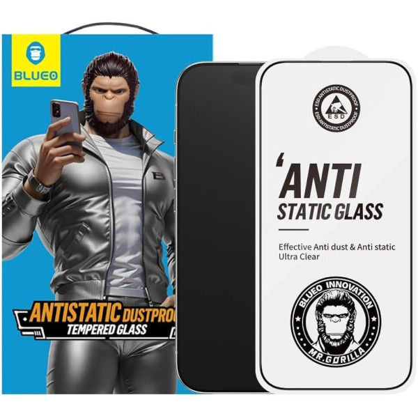 Защитное стекло iPhone 16/15 Blueo 2.5D Silk Full Cover HD Glass