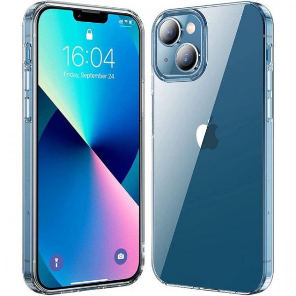 Чехол Накладка для iPhone 14 Max ROCK Pure Series (Transparent)