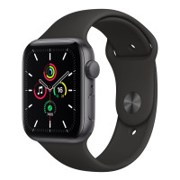 Apple Watch SE GPS 40mm Space Gray Aluminum Case w. Black Sport B. (MYDP2UL/A) UACRF