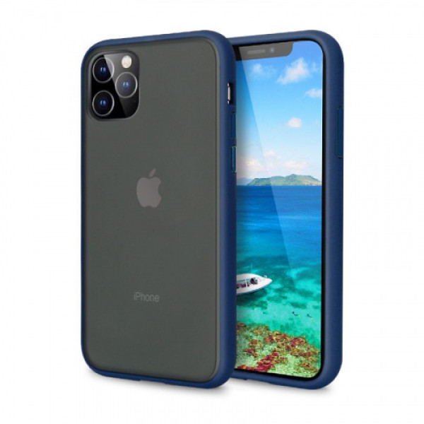 Чехол iPhone 12 Pro Max Gingle Case (blue) - фото Чехол iPhone 12 Pro Max Gingle Case (blue)