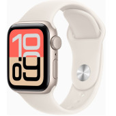 Apple Watch SE 3 GPS 40mm Starlight Alu. Case w. Starlight S. Band - S/M (MEH34)