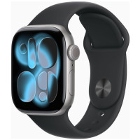 Apple Watch Series 11 GPS 42mm Space Grey Alu. Case w. Black S. Band - S/M (MEQW4)