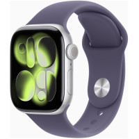 Apple Watch Series 11 GPS 42mm Silver Alu. Case w. Purple Fog S. Band - M/L (MEU74)