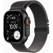 Apple Watch Ultra 3 GPS + Cellular 49mm Black Tit. Case w. Black Tit. Milanese Loop - Medium (MF1Q4)