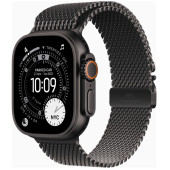 Apple Watch Ultra 3 GPS + Cellular 49mm Black Tit. Case w. Black Tit. Milanese Loop - Large (MF1T4)