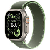 Apple Watch Ultra 3 GPS + Cellular 49mm Natural Tit. Case w. Green/Neon Trail Loop - S/M (MF1V4+MFT44)