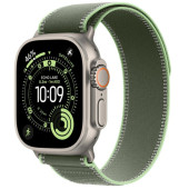 Apple Watch Ultra 3 GPS + Cellular 49mm Natural Tit. Case w. Green/Neon Trail Loop - M/L (MF1V4+MFT54)