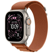 Apple Watch Ultra 3 GPS + Cellular 49mm Natural Tit. Case w. Terra Cotta A. Loop - Large (MF1V4+MFTD4)
