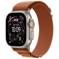 Apple Watch Ultra 3 GPS + Cellular 49mm Natural Tit. Case w. Terra Cotta A. Loop - Large (MF1V4+MFTD4)