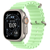 Apple Watch Ultra 3 GPS + Cellular 49mm Natural Tit. Case w. Neon Green Ocean Band (MF1V4+MGCF4)