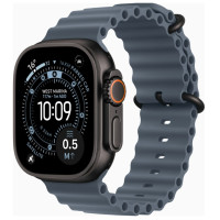 Apple Watch Ultra 3 GPS + Cellular 49mm Black Tit. Case w. Anchor Blue O. Band (MF254+MGCJ4)