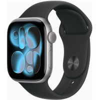 Apple Watch Series 11 GPS + Cellular 42mm Space Grey Alu. Case w. Black S. Band - M/L (MF8C4)