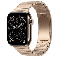 Apple Watch Series 11 GPS + Cellular 42mm Gold Tit. Case w. Gold Link Bracelet (MF9M4+MXMC3)