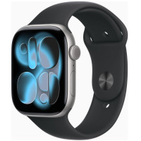 Apple Watch Series 11 GPS + Cellular 46mm Space Grey Alu. Case w. Black S. Band - S/M (MFC94)