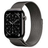 Apple Watch Series 11 GPS + Cellular 46mm Slate Tit. Case w. Slate Milanese Loop - M/L (MFD44)