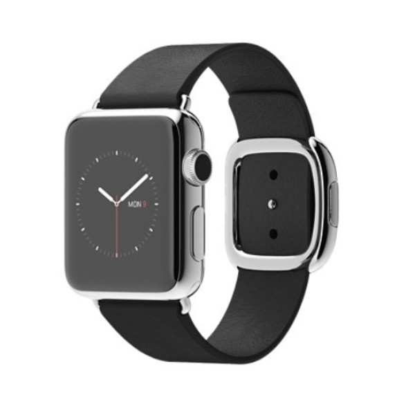 Apple Watch 38mm Stailnless Steel Case with Black Modern Buckle (MJYL2) - фото Apple Watch 38mm Stailnless Steel Case with Black Modern Buckle (MJYL2)