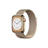 Apple Watch Series 8 GPS + Cellular 45mm Gold S. Steel Case W. Milanese Loop Gold (MNKP3/MNKQ3)