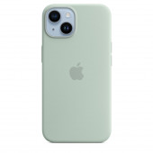 Чехол для iPhone 14 Apple Silicone Case with MagSafe (Succulent)