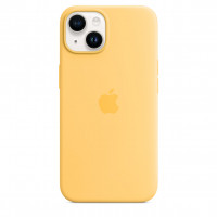 Чехол для iPhone 14 Apple Silicone Case with MagSafe (Sunglow)