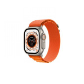 Apple Watch Ultra GPS + Cellular 49mm Titanium Case With Orange Alpine Loop - Medium (MQEU3/MQFL3)