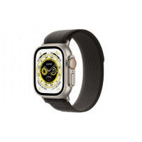 Apple Watch Ultra GPS + Cellular 49mm Titanium Case With Black/Gray Trail Loop - M/L (MQF53/MQFX3)